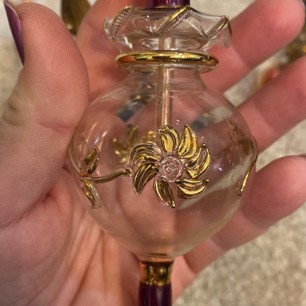 Egyptian Handblown glass perfume bottles - Picture 9 of 13